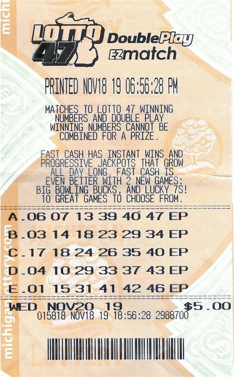 past lotto 47 results.